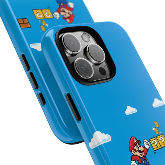 Mario Phone Case, Retro Gaming iPhone Case