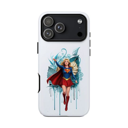 Supergirl DC Comics iPhone Case, Gift for Her, Bedroom Decor
