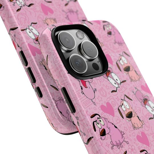 Courage the Cowardly Dog Phone Case, Cartoon Gift