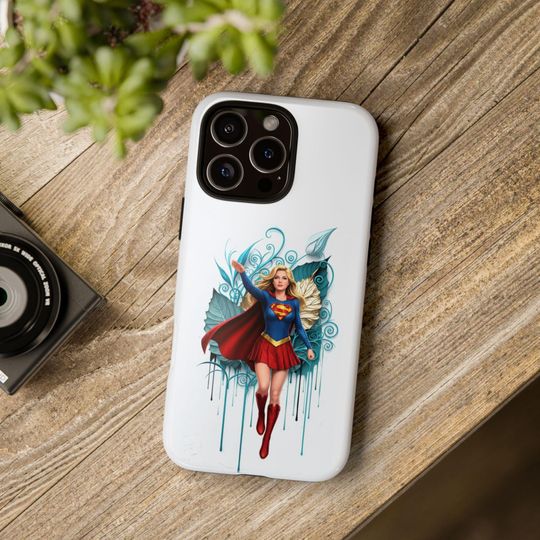 Supergirl DC Comics iPhone Case, Gift for Her, Bedroom Decor