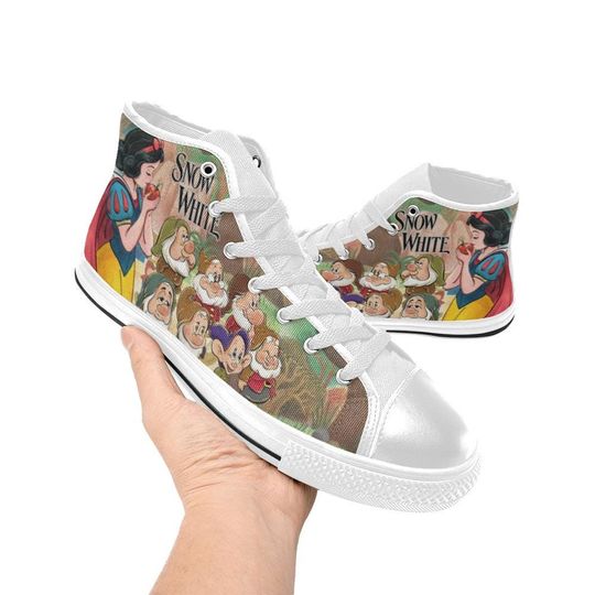 Snow White High Top Shoes Sneakers