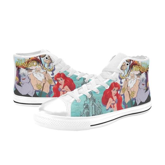 The Little Mermaid High Top Shoes Sneakers