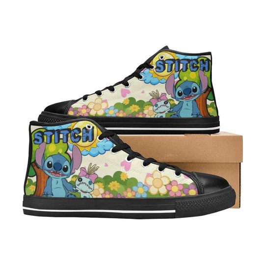 Lilo And Stitch High Top Shoes Sneakers