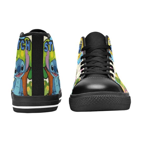 Lilo And Stitch High Top Shoes Sneakers