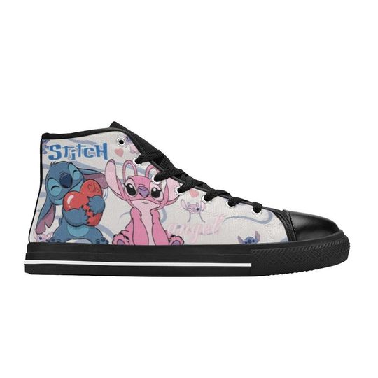 Lilo And Stitch High Top Shoes Sneakers