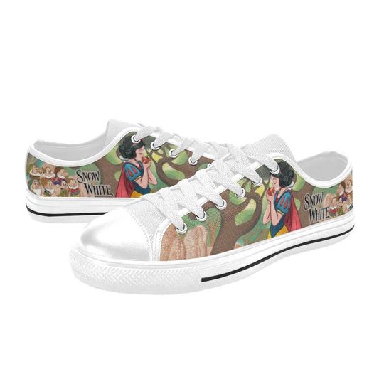 Snow White Low Top Shoes Sneakers