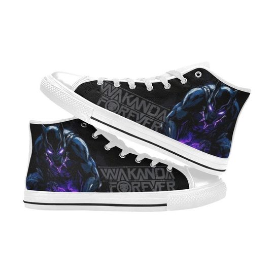 Black Panther High Top Shoes Sneakers