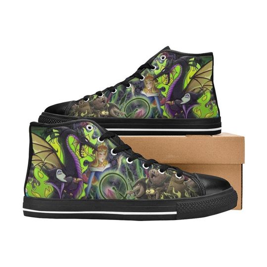 Maleficent High Top Shoes Sneakers