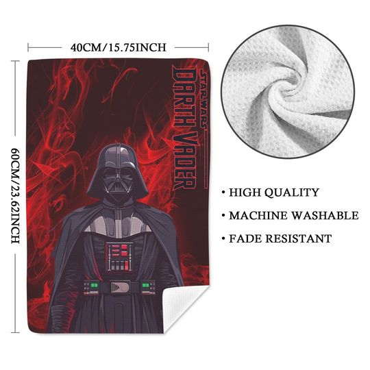 Darth Vader Hand Towel, Funny Political Home Decor, Kitchen Towel