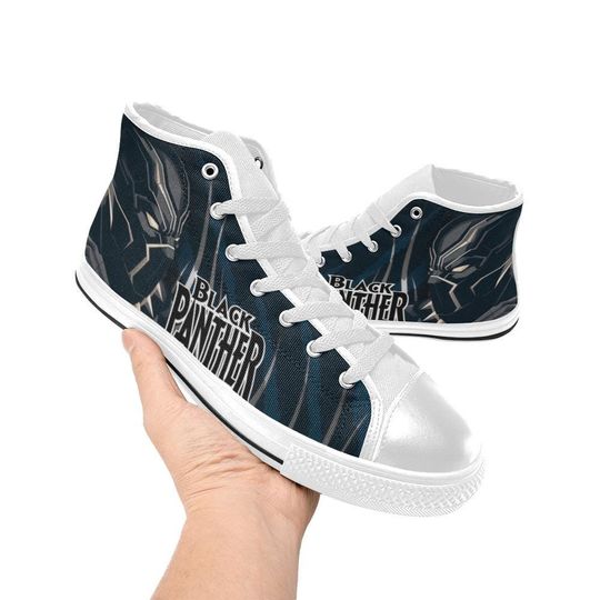 Black Panther High Top Shoes Sneakers