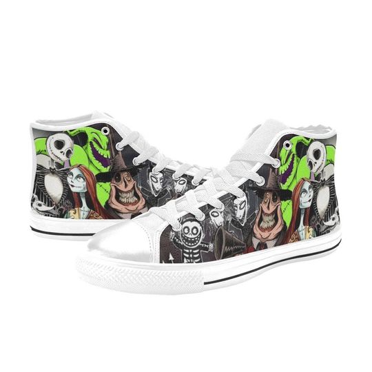 The Nightmare Before Christmas High Top Shoes Sneakers