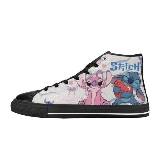Lilo And Stitch High Top Shoes Sneakers