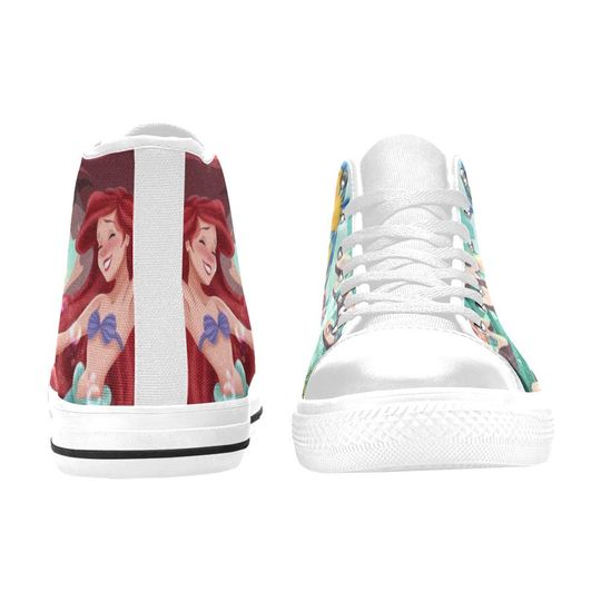 The Little Mermaid High Top Shoes Sneakers