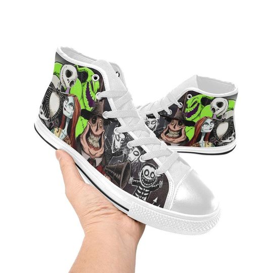 The Nightmare Before Christmas High Top Shoes Sneakers