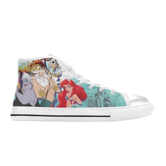 The Little Mermaid High Top Shoes Sneakers