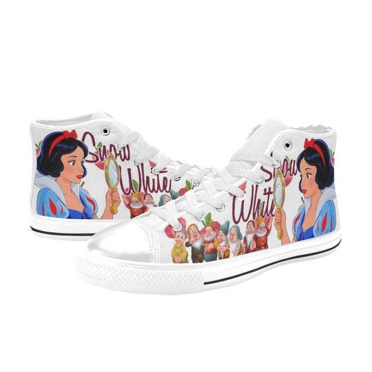 Snow White High Top Shoes Sneakers