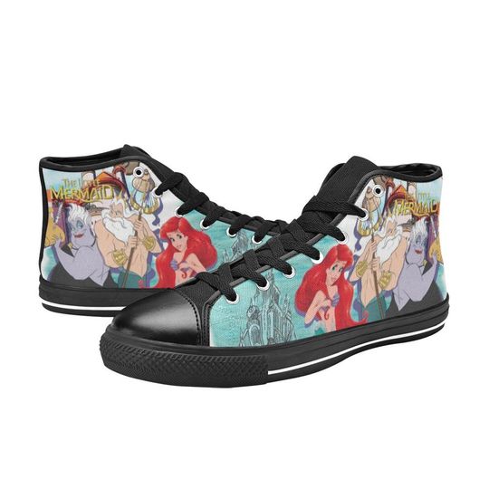 The Little Mermaid High Top Shoes Sneakers