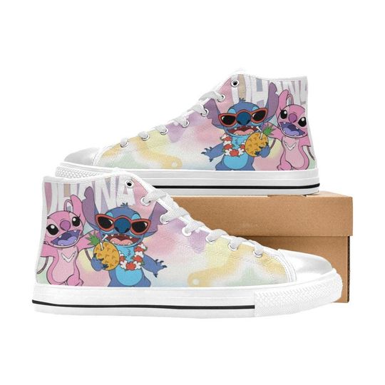 Lilo And Stitch High Top Shoes Sneakers