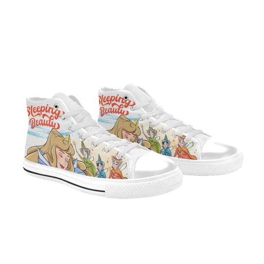 Sleeping Beauty High Top Shoes Sneakers