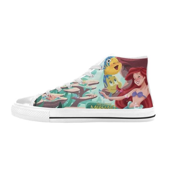 The Little Mermaid High Top Shoes Sneakers