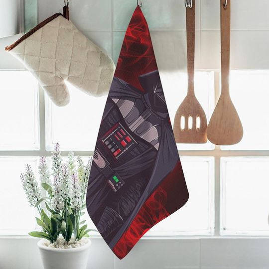 Darth Vader Hand Towel, Funny Political Home Decor, Kitchen Towel