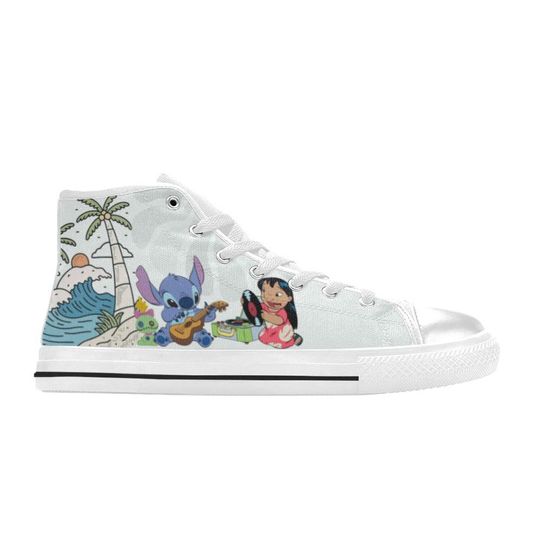 Lilo And Stitch High Top Shoes Sneakers