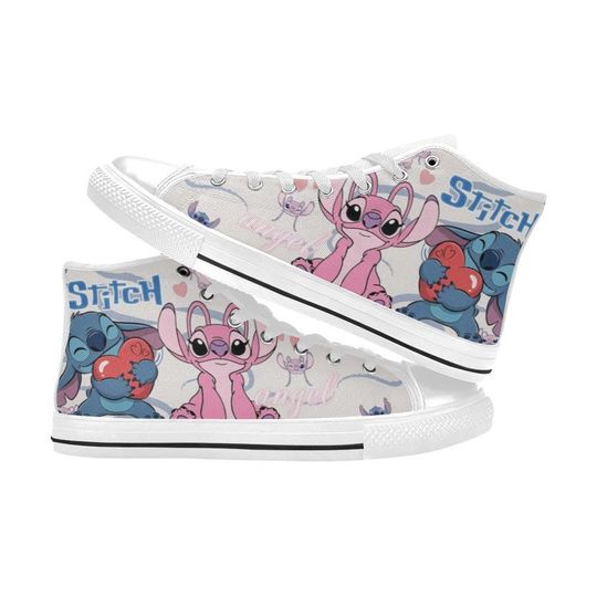 Lilo And Stitch High Top Shoes Sneakers