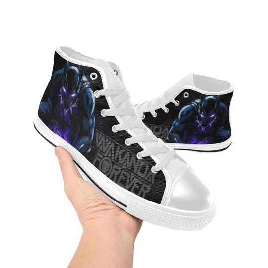 Black Panther High Top Shoes Sneakers