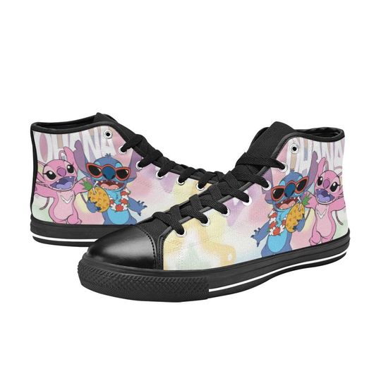 Lilo And Stitch High Top Shoes Sneakers