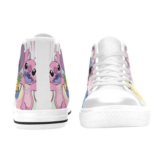 Lilo And Stitch High Top Shoes Sneakers