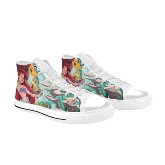 The Little Mermaid High Top Shoes Sneakers