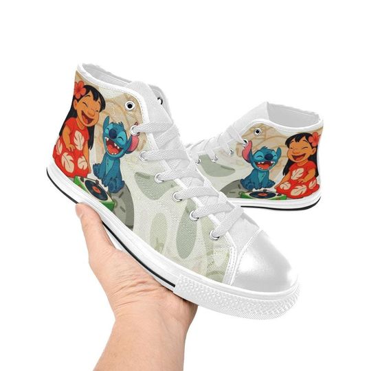 Lilo And Stitch High Top Shoes Sneakers
