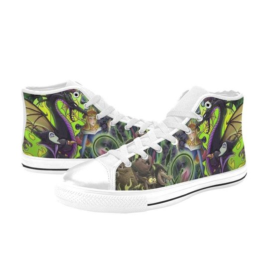 Maleficent High Top Shoes Sneakers