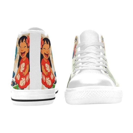 Lilo And Stitch High Top Shoes Sneakers