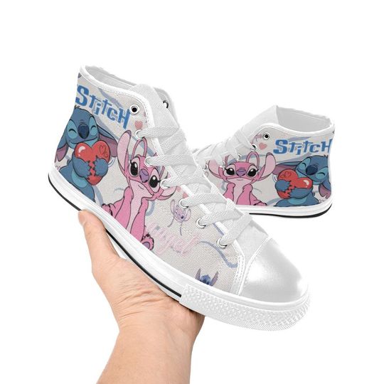 Lilo And Stitch High Top Shoes Sneakers