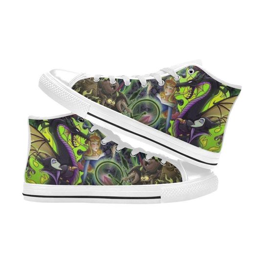 Maleficent High Top Shoes Sneakers
