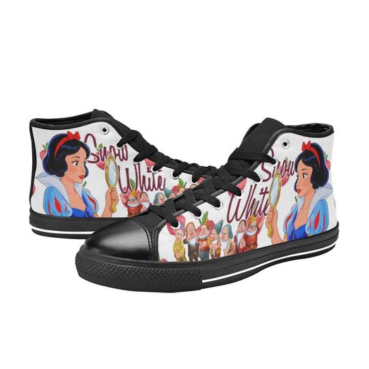 Snow White High Top Shoes Sneakers