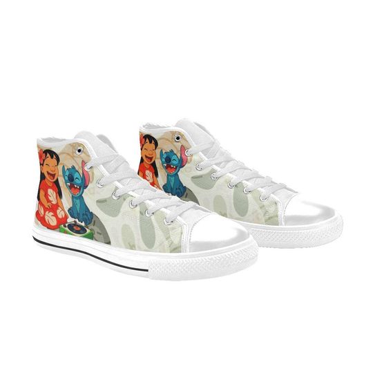 Lilo And Stitch High Top Shoes Sneakers