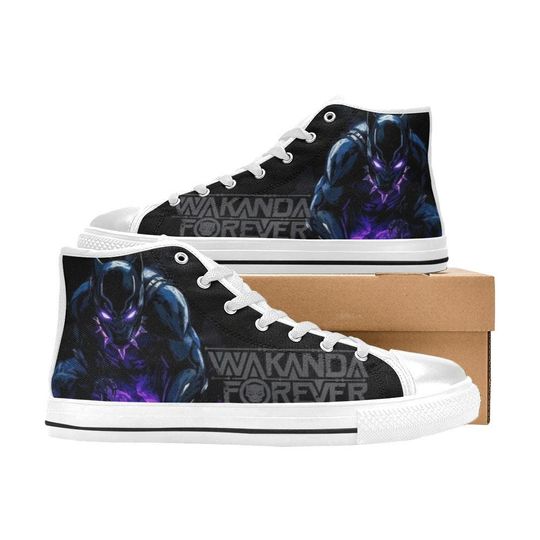 Black Panther High Top Shoes Sneakers