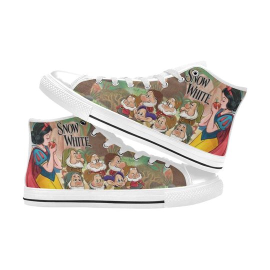 Snow White High Top Shoes Sneakers