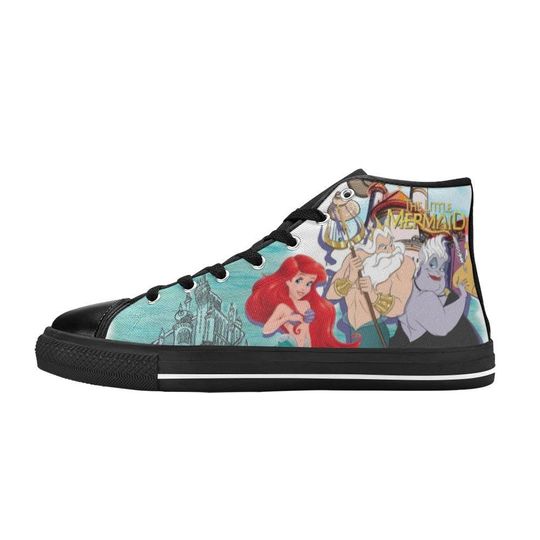 The Little Mermaid High Top Shoes Sneakers