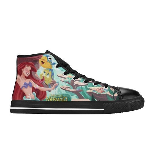 The Little Mermaid High Top Shoes Sneakers