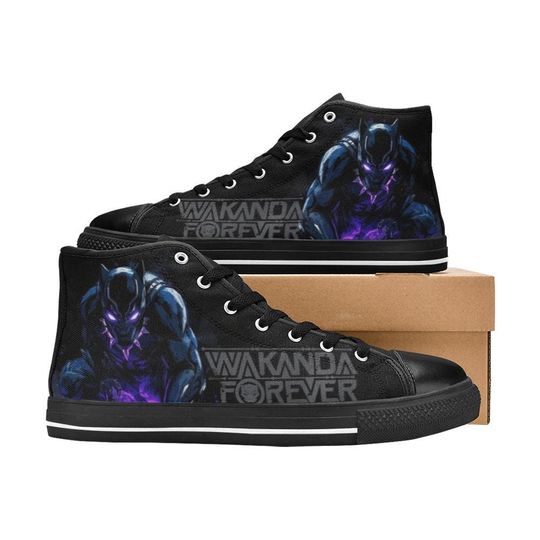 Black Panther High Top Shoes Sneakers