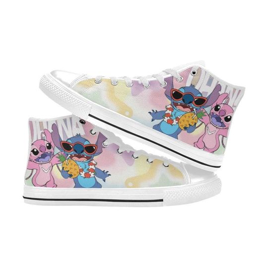 Lilo And Stitch High Top Shoes Sneakers