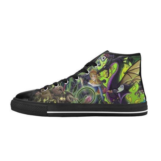 Maleficent High Top Shoes Sneakers