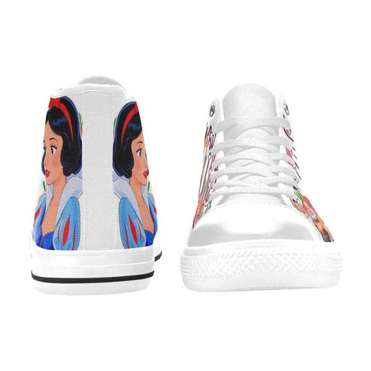 Snow White High Top Shoes Sneakers