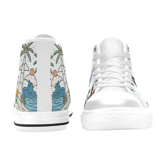 Lilo And Stitch High Top Shoes Sneakers