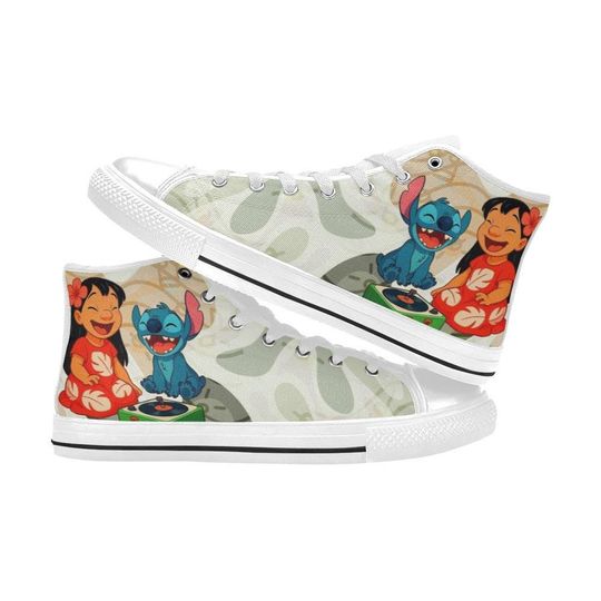 Lilo And Stitch High Top Shoes Sneakers