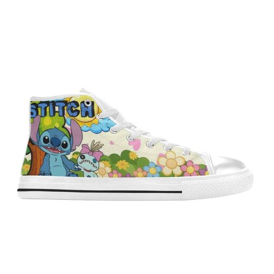 Lilo And Stitch High Top Shoes Sneakers