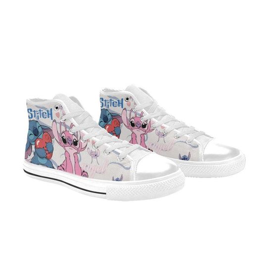 Lilo And Stitch High Top Shoes Sneakers